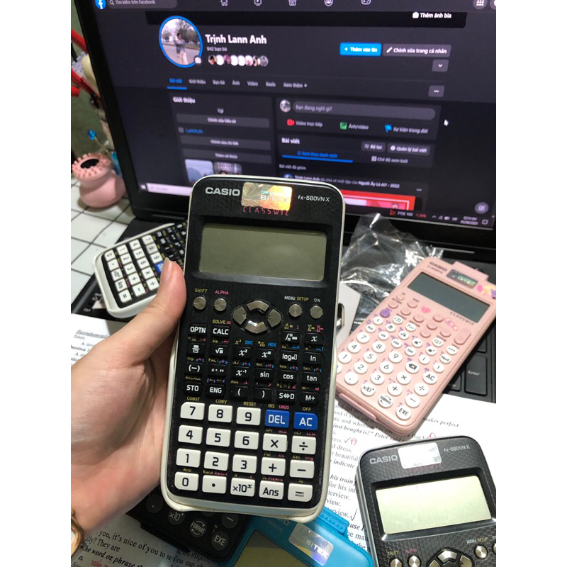 Máy tính casio 580 ,880 new chuyên dụng cho học sinh sinh viên