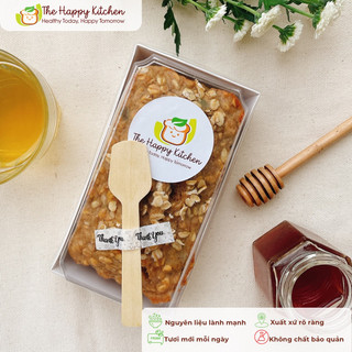 Bánh Yến Mạch Chuối Không Đường Happy Kitchen Ăn Kiêng Giảm Cân 400gr - Banana Bread No Sugar