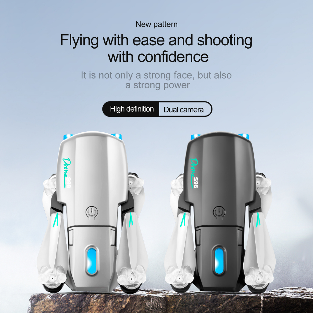 Máy bay không người lái trên không camera kép độ phân giải cao 4k, s98 phù hợp cho người mới bắt đầu | BigBuy360 - bigbuy360.vn