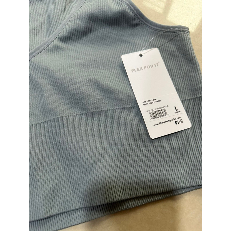 Áo Tank top/ áo bra tập 90 Degree chuẩn xịn thun gân bo chắc chắn