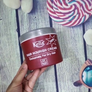 [giá rẻ ]Dầu hấp Kem ủ Kella New 500ml🍩 phục hồi tóc yếu, giữ màu siêu thơm suôn mềm óng mượt tóc cao cấp đỏ nắp xám ,