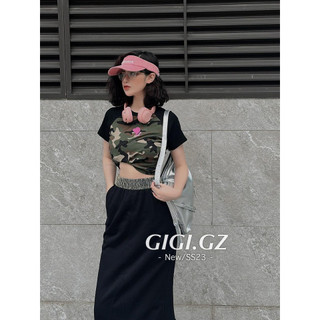 Áo thun áo phông nữ croptop rằn ri tim hồng QCL1 LuciK Shop AT0065