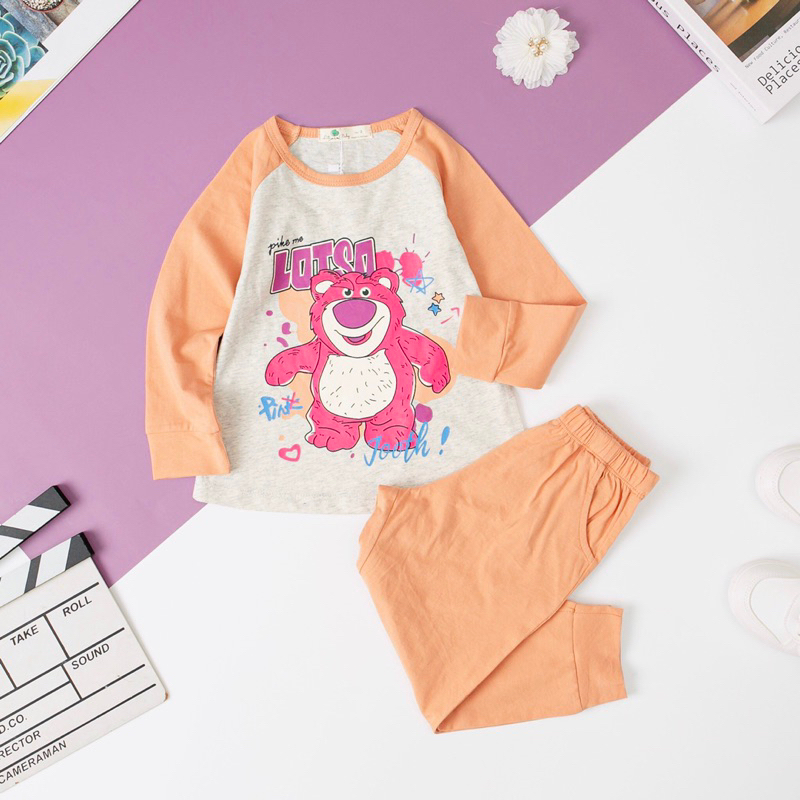 Bộ bé gái thu đông tay ráp lăng 2-10y . Chất cotton mềm mịn, thoáng mát, thấm hút mồ hôi, co giãn tốt