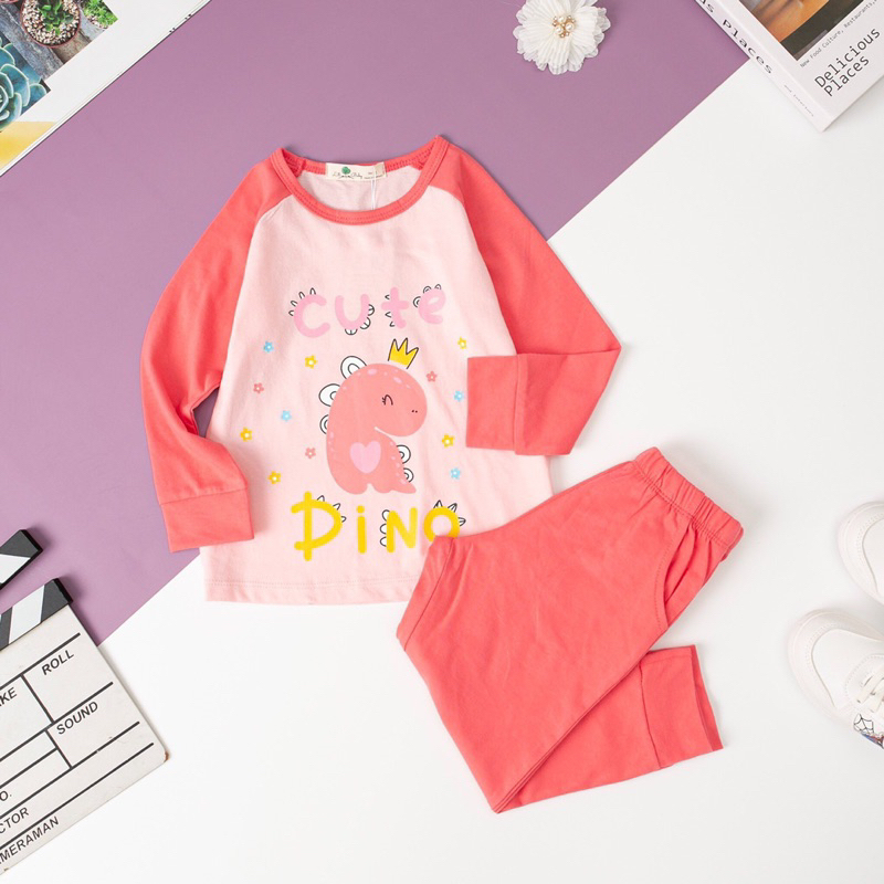 Bộ bé gái thu đông tay ráp lăng 2-10y . Chất cotton mềm mịn, thoáng mát, thấm hút mồ hôi, co giãn tốt