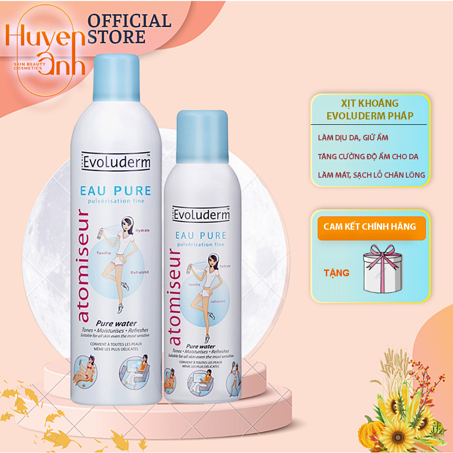 Xịt Khoáng Evoluderm Pháp 150ml - 400ml