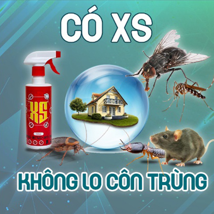 Chai Xịt Đuổi Chuột XS 500ML Hàng Thái Lan - Xịt Đuổi Chuột, Côn Trùng