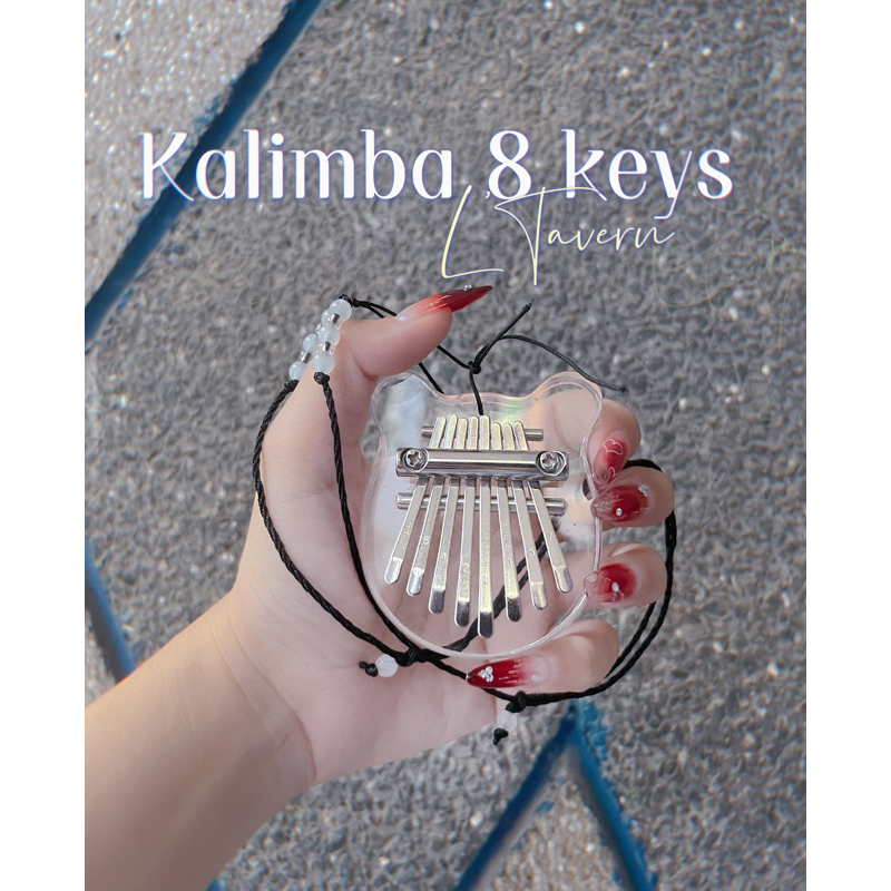 QUÀ TẶNG ĐÀN KALIMBA 8 PHÍM ĐÀN KALIMBA MINI CỰC XINH ĐÀN KALIMBA ACRYLIC KALIMBA GỖ ĐÀN NGÓN CÁI