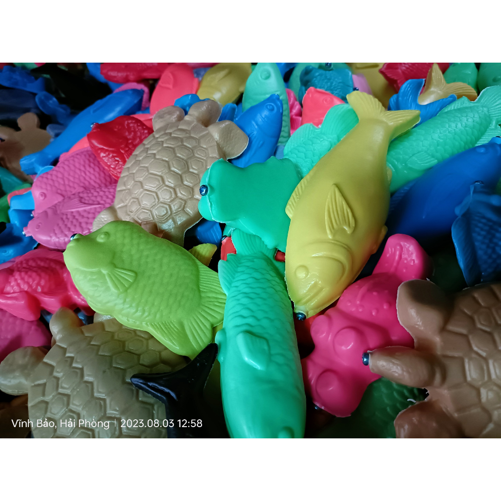 Đồ chơi cho bé Bán buôn cá nhựa cân cho khu vui chơi ✅ Hàng Việt Nam