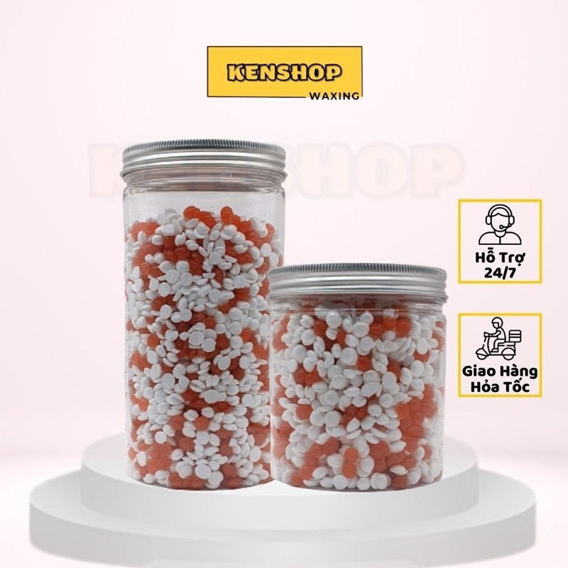 Sáp Wax Lông Nóng Mix Dòng Sáp  Sữa Dừa Premium Siêu Bám Lông Tơ,Mỏng,Ngắn,Cứng thích hợp cho mọi loại da