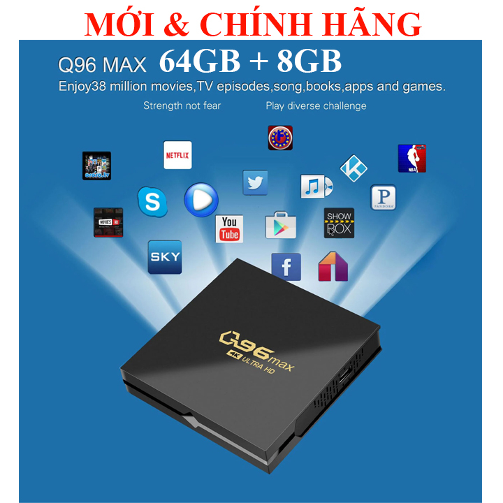 Tivi Box 256+16GB Chip H313 Mạnh Mẽ trong tầm giá X96Q, Q96max