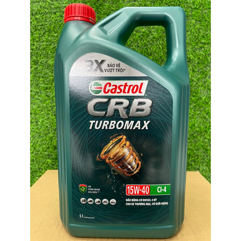 Dầu động cơ Castrol CRB Turbomax 15w40 (5 lít)