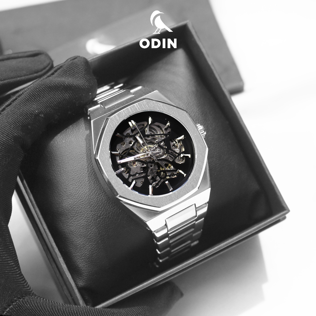 Đồng hồ cơ x vòng da pu leather bar - Sale up 30% - Bảo hành 12 tháng