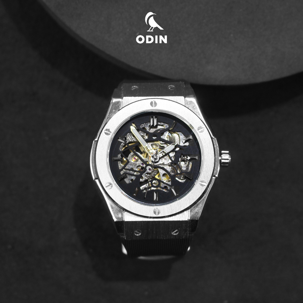 Đồng hồ cơ x vòng da pu leather bar - Sale up 30% - Bảo hành 12 tháng