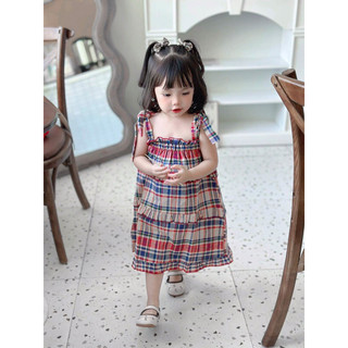 váy bé gái , váy dây sọc , chất kaki mềm nhà mộc baby kids #mocbabykids cho bé từ 12-38kg