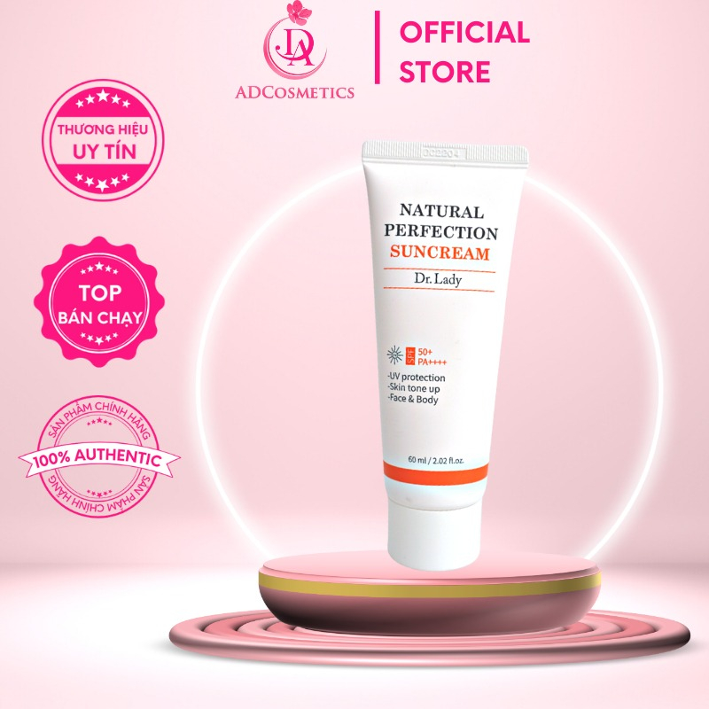 Kem chống nắng Dr.Lady Suncream 60ml nâng tone, kiềm dầu