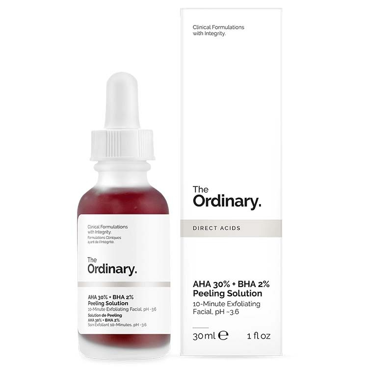 The Ordinary Peeling Solution AHA 30% + BHA 2%  Giảm Mụn, Se Khít Lỗ Chân Lông, Sáng Da