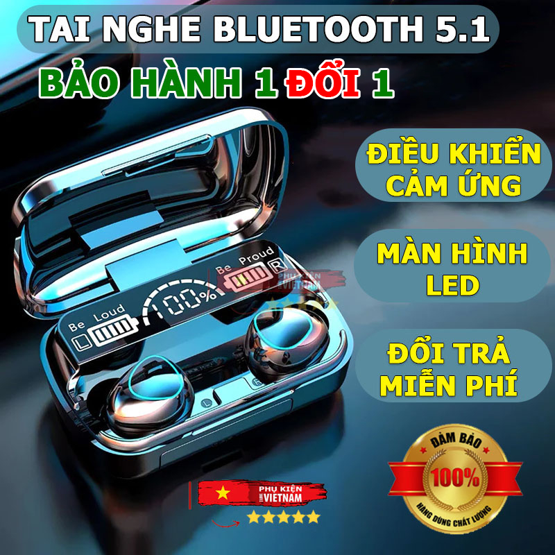 Tai nghe bluetooth loại tốt, pin trâu hàng chính hãng bảo hành 1 đổi 1