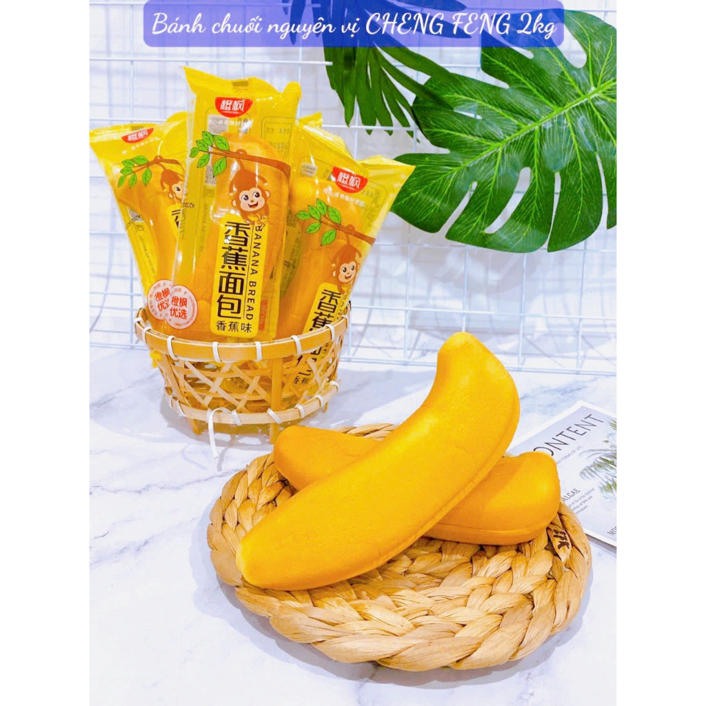 Bánh mì chuối siu thơm ngon nhân sữa chuối bánh ăn sáng tiện lợi cho gia đình