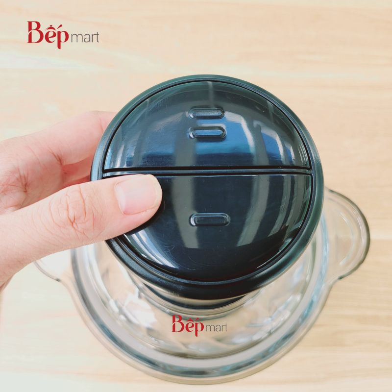 Máy xay thịt LocknLock Meat Chopper EJM186SLV  - 4 lưỡi dao, 2 tốc độ xay - bepmart - hàng chính hãng