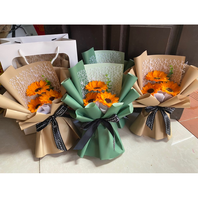 Bó 3b hoa hướng dương