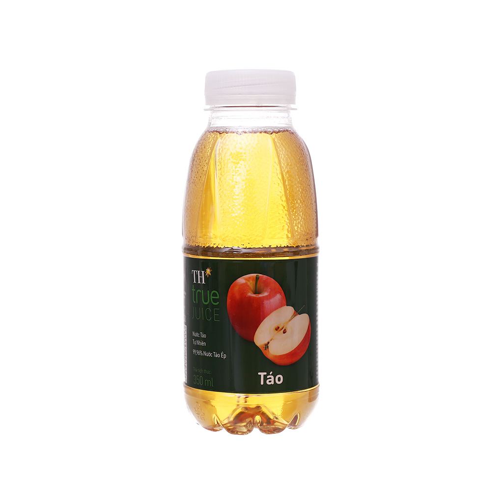 Thùng 24 chai nước táo TH TRUE JUICE 350ml / Lốc 6 chai nước táo TH TRUE JUICE 350ml