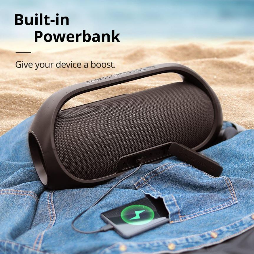 Loa không dây Tronsmart Bang Công suất 60W, Siêu bass, Bluetooth 5.0, Led hiệu ứng, chống nước IPX6, chỉnh EQ qua APP