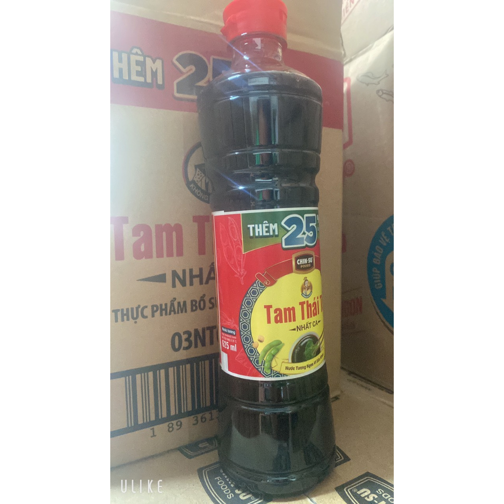( thùng 12 chai) Nước Tương Tam Thái Tử Nhất Ca 625ml
