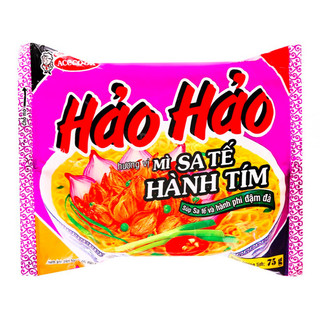 ( Thùng 30 gói ) Mì Hảo Hảo sa tế hành tím 75g