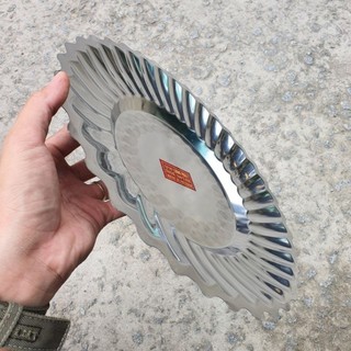 Dĩa xương inox 430 - đường kính 34cm