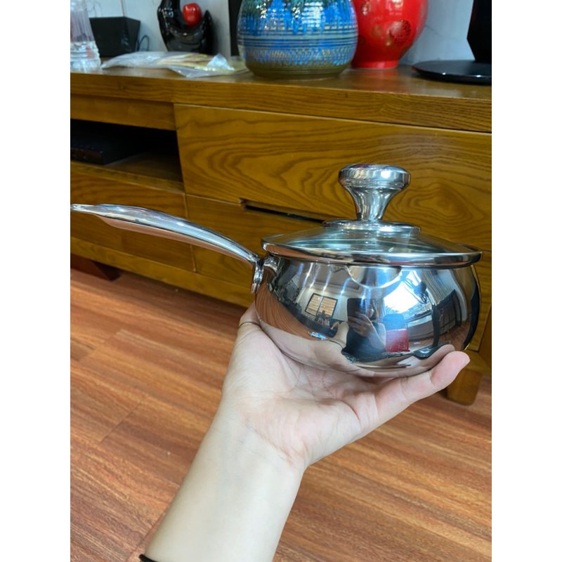 Quánh đúc inox Lunkai 12cm