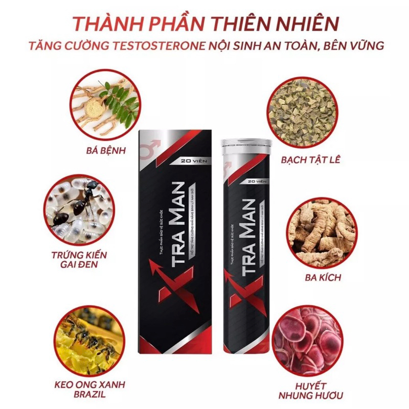 Viên Sủi Tăng Cường Sinh Lý Nam Extraman