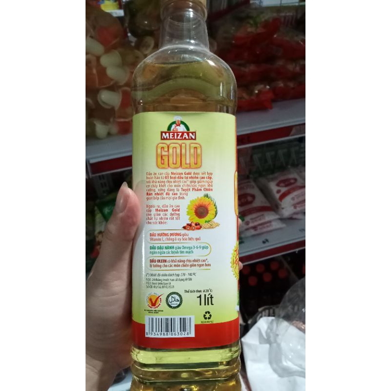 Dầu ăn Meizan 1l