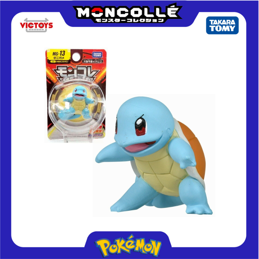 Mô hình Pokemon Moncolle EX MS-13 Zenigame 141723 Fullbox Chính Hãng Takara Tomy - Victoys