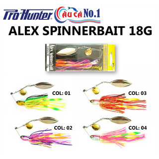 MỒI CÂU CÁ LÓC ALEX SPINNERBAIT 18G.