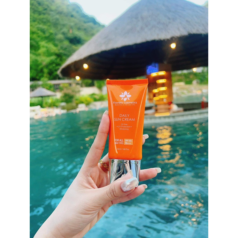 kem chống nắng chính hãng Hàn Quốc Kem chống nắng DAILY SUN CREAM #FOURETSCOSMETIC SPF 50+ 👉 Thế hệ mới