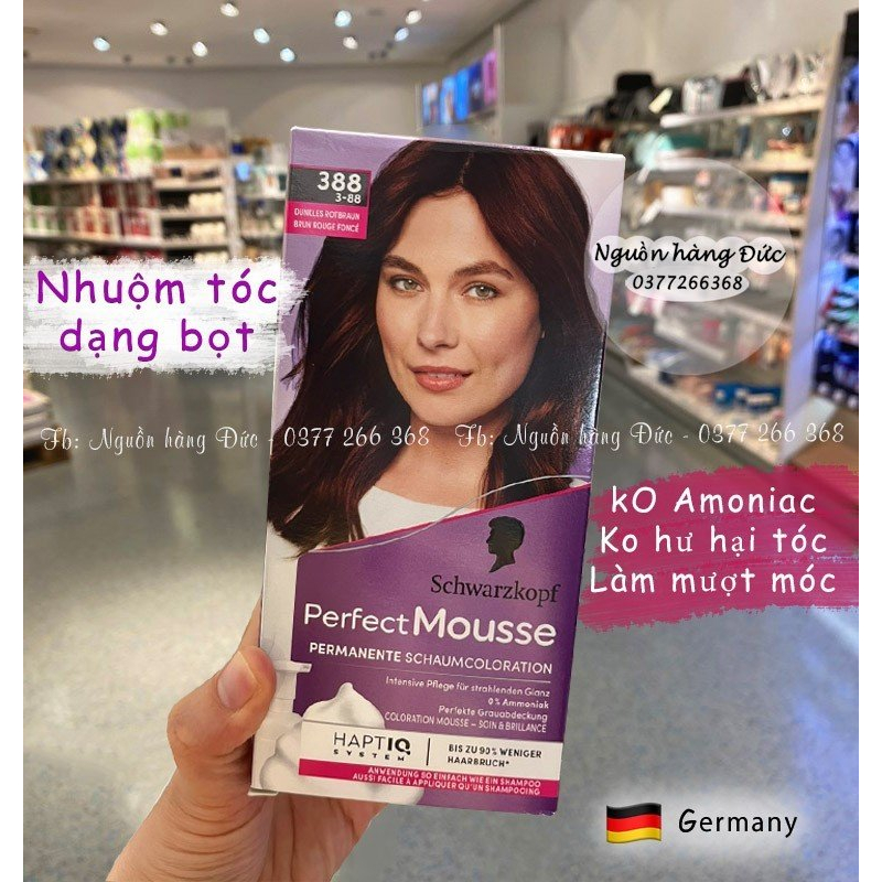 Perfectmousse không hôi- ít hóa chất, an toàn nhất,dạng bọt
