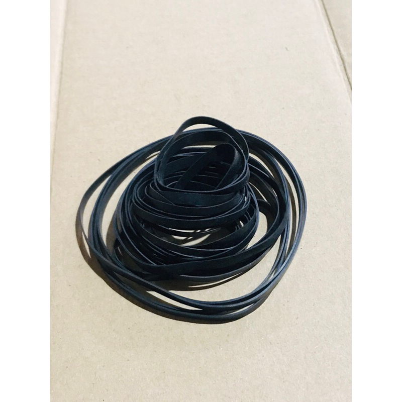 Dây curoa đài, dây dẹt bản 3-4ly cho đầu câm,đài cassette,gói 25 dây cấc cỡ