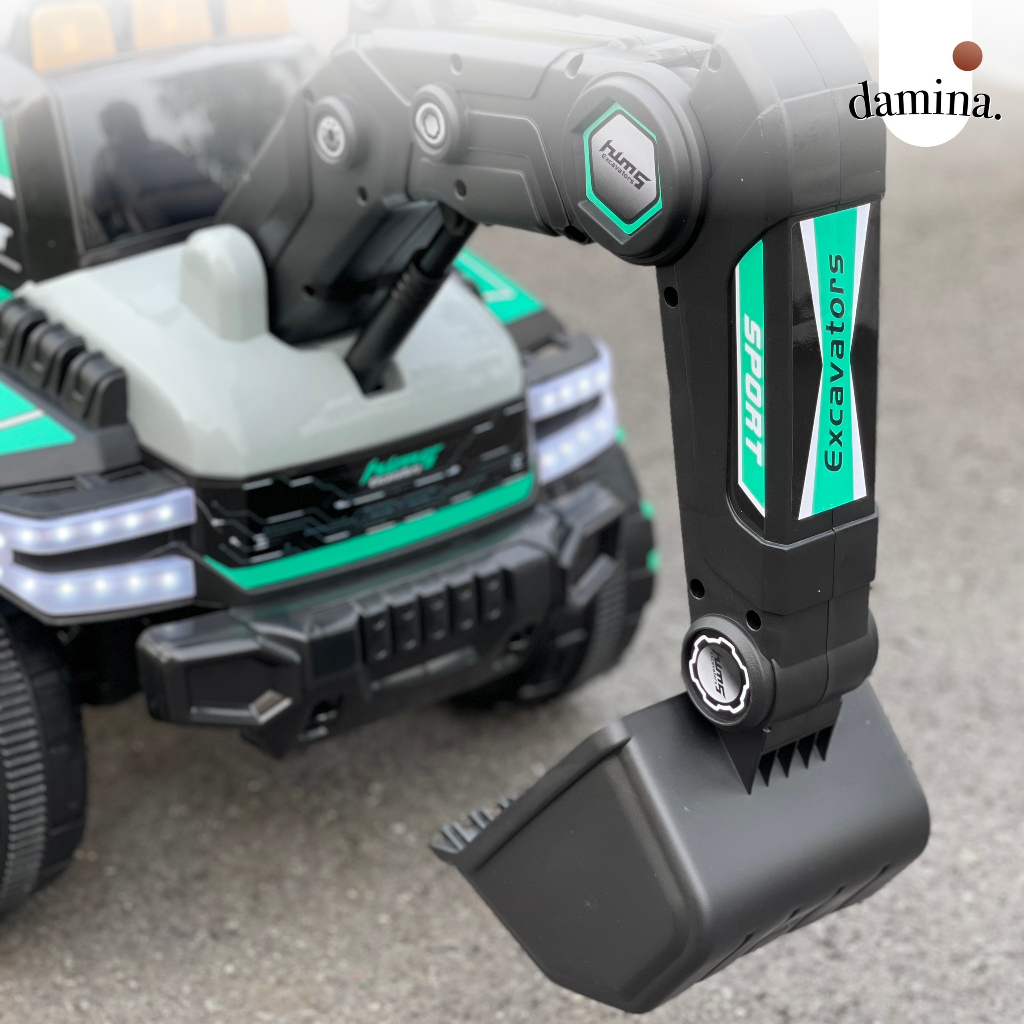 Xe cẩu điện trẻ em BLF116 | Tải trọng 30KG | Cẩu điện | 2 động cơ | Bình 12V7AH | Damina