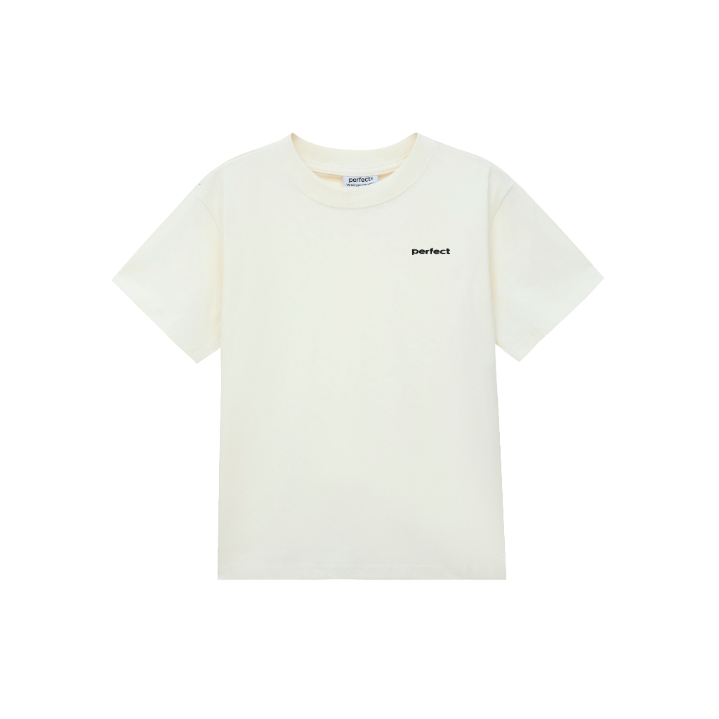 Áo thun baby tee thêu chữ Perfect bên ngực trái, vải cotton premium dày dặn chuẩn form