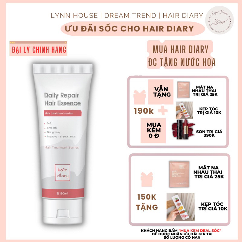 Tinh chất dưỡng tóc Daily repair hair essence Hair Diary