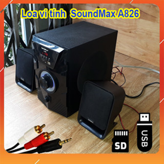 Loa vi tính SoundMax A826 hoặc A828– có bluetooth, đọc thẻ nhớ, đọc usb