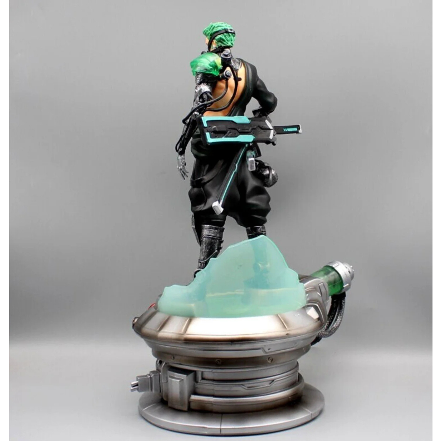 Mô Hình OnePiece Zoro máy móc - Cao 43 - rộng 28 - nặng 2kg8 + Có 1 bán thân + Có LED - Figure OnePiece - Có Hộp