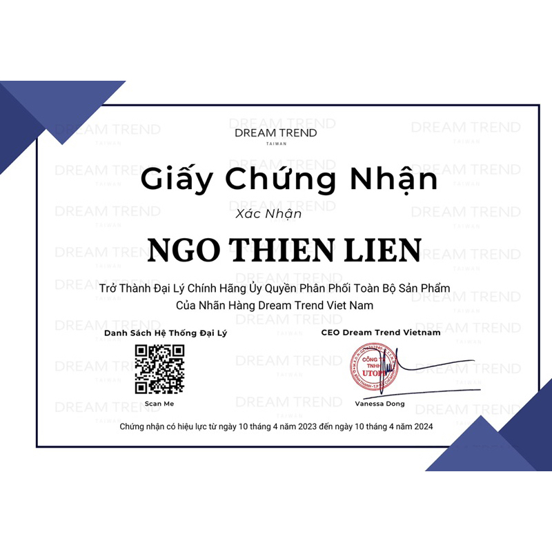 Kem lười nâng tone da trắng sáng TONING Dream Trend