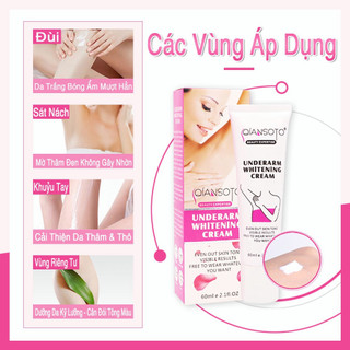 Qiansoto kem giảm thâm nách mông làm trắng da dưỡng ẩm khử mùi hôi