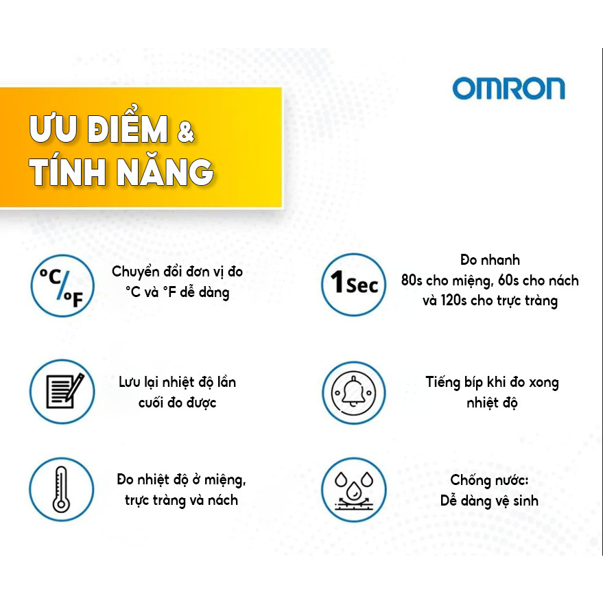 Nhiệt kế điện tử OMRON MC246 - 01 chiếc