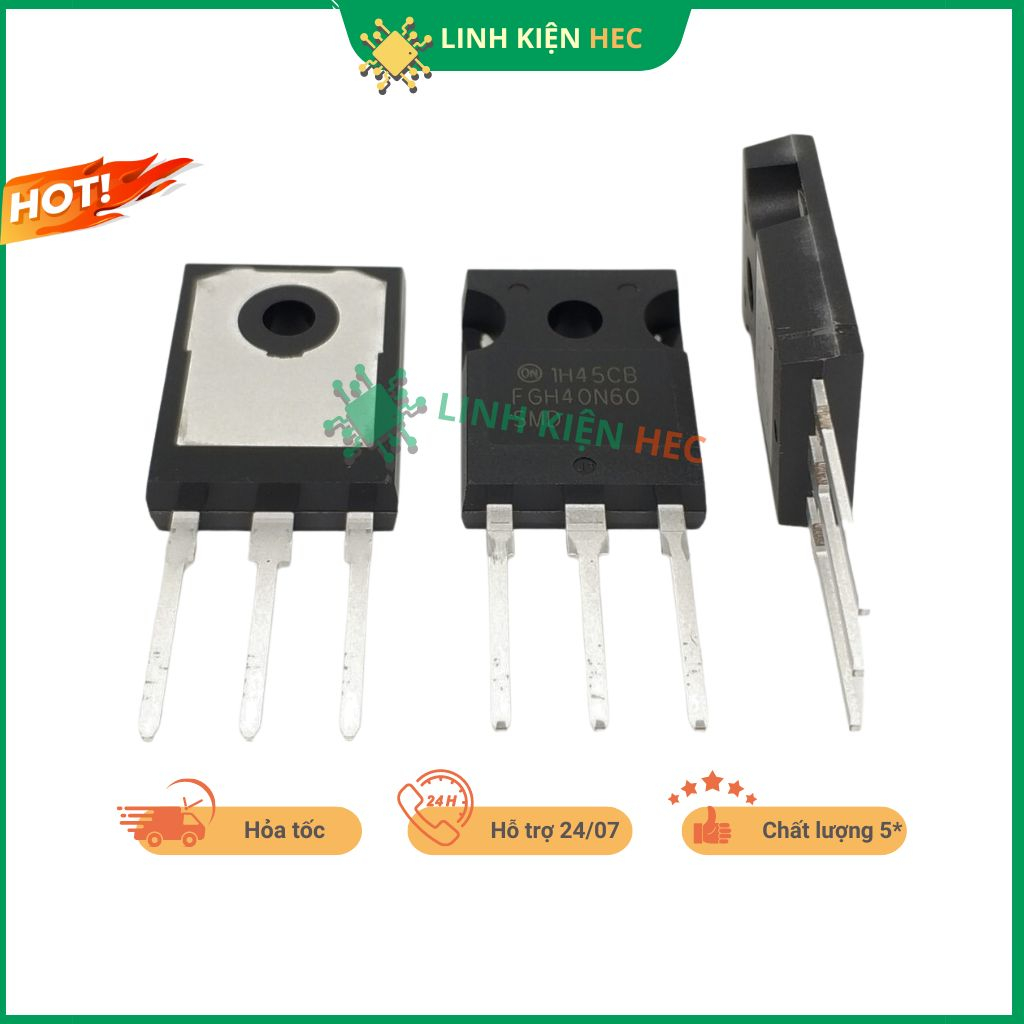 IGBT 40N60 FGH40N60 40A 600V tháo máy linh kiện hec