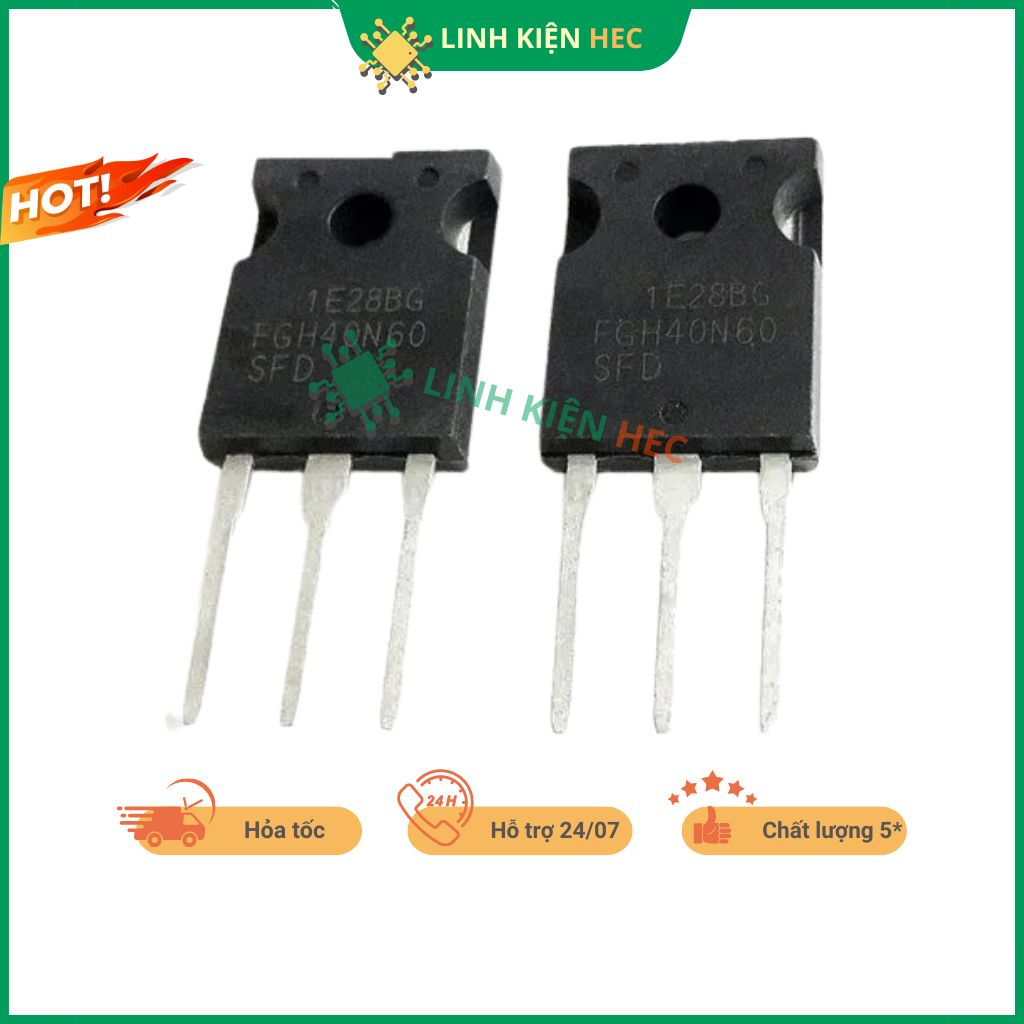 IGBT 40N60 FGH40N60 40A 600V tháo máy linh kiện hec
