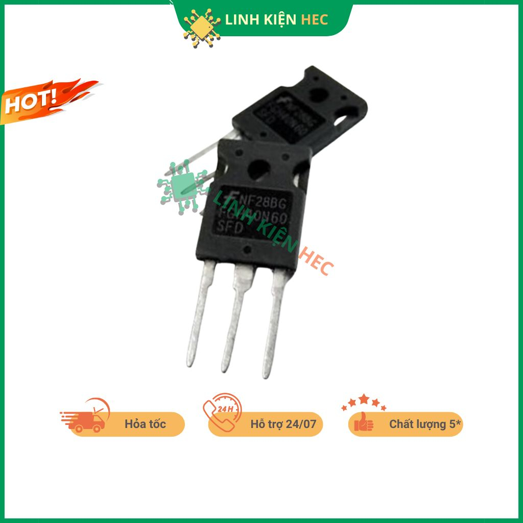 IGBT 40N60 FGH40N60 40A 600V tháo máy linh kiện hec