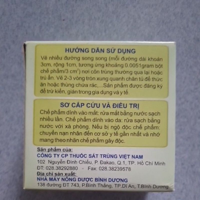 Phấn Diệt Kiến Và Côn Trùng Vipesco New H/20V