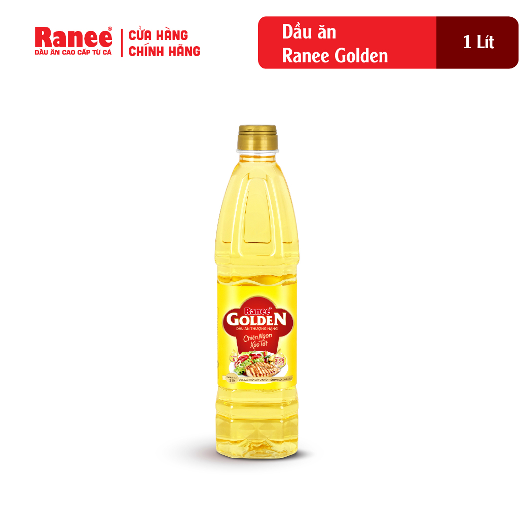 [Đơn hàng 199k tặng nước mắm 12N 250ml]Dầu ăn thượng hạng Ranee Golden 1 lít